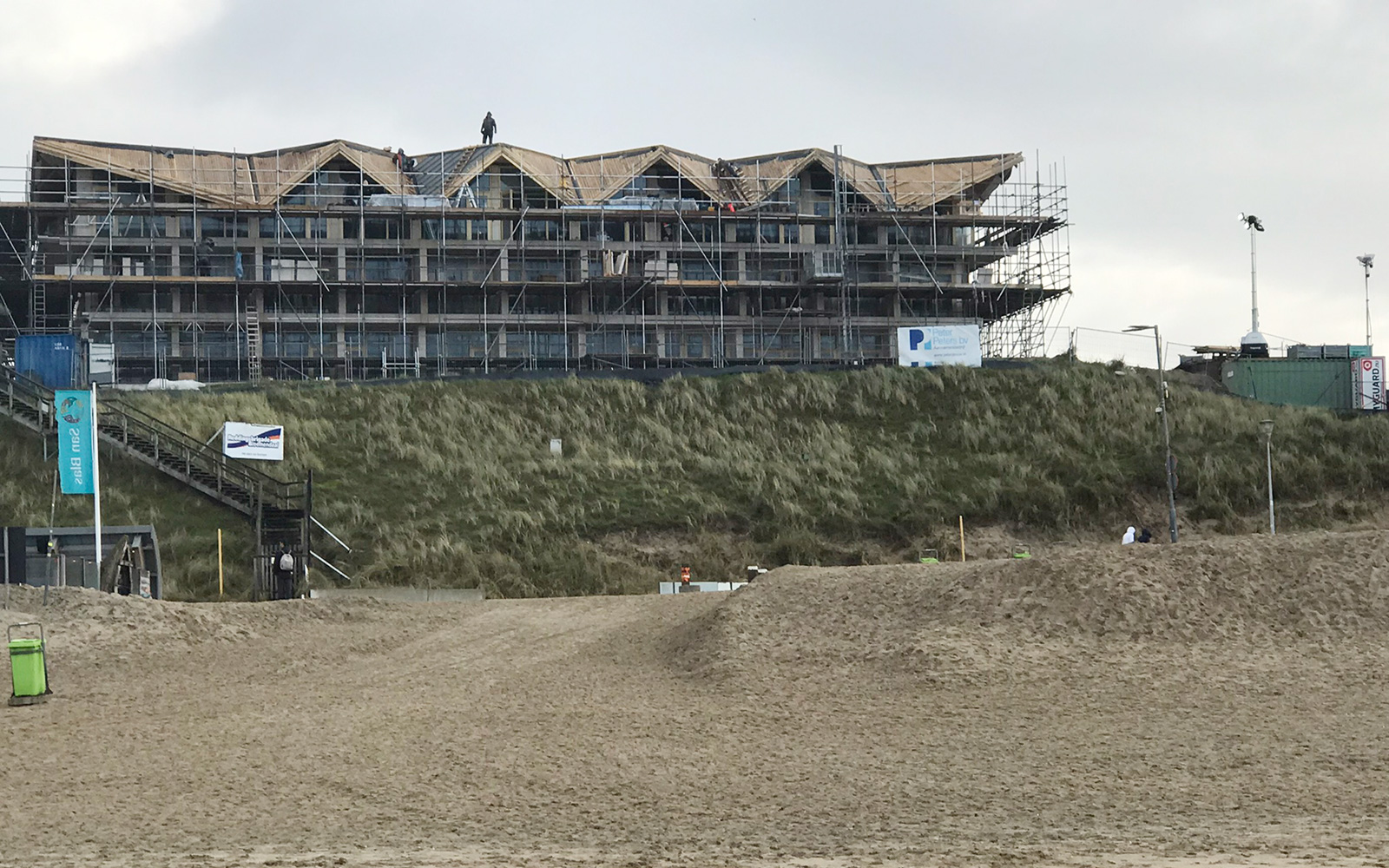 Hotel Bloemendaal, bouwfoto