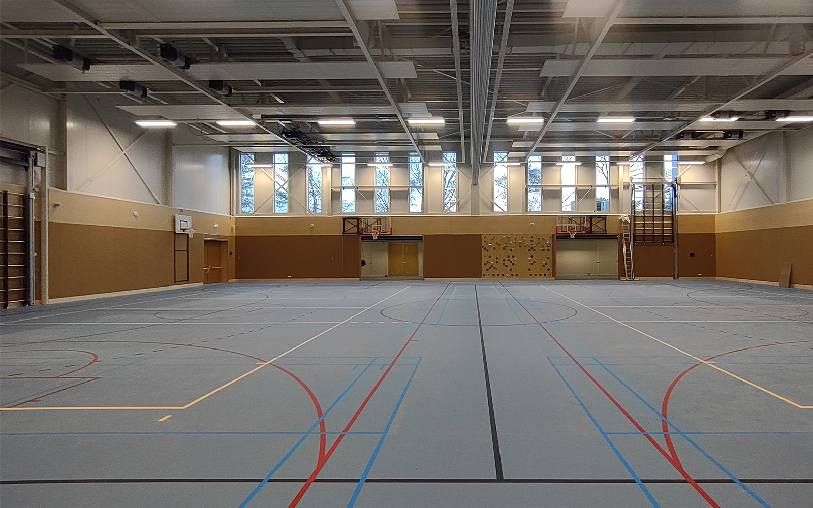 Sporthal Rijen bouwfoto